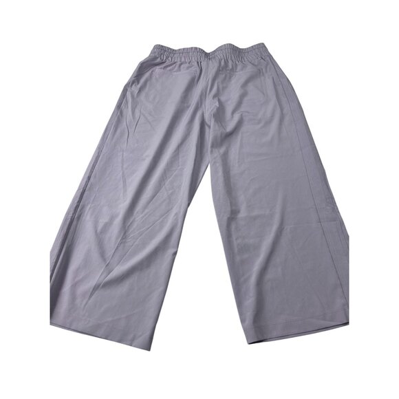 Lavender Grey Womens Side Stitch Wide Leg Pants XL - Picture 2 of 12